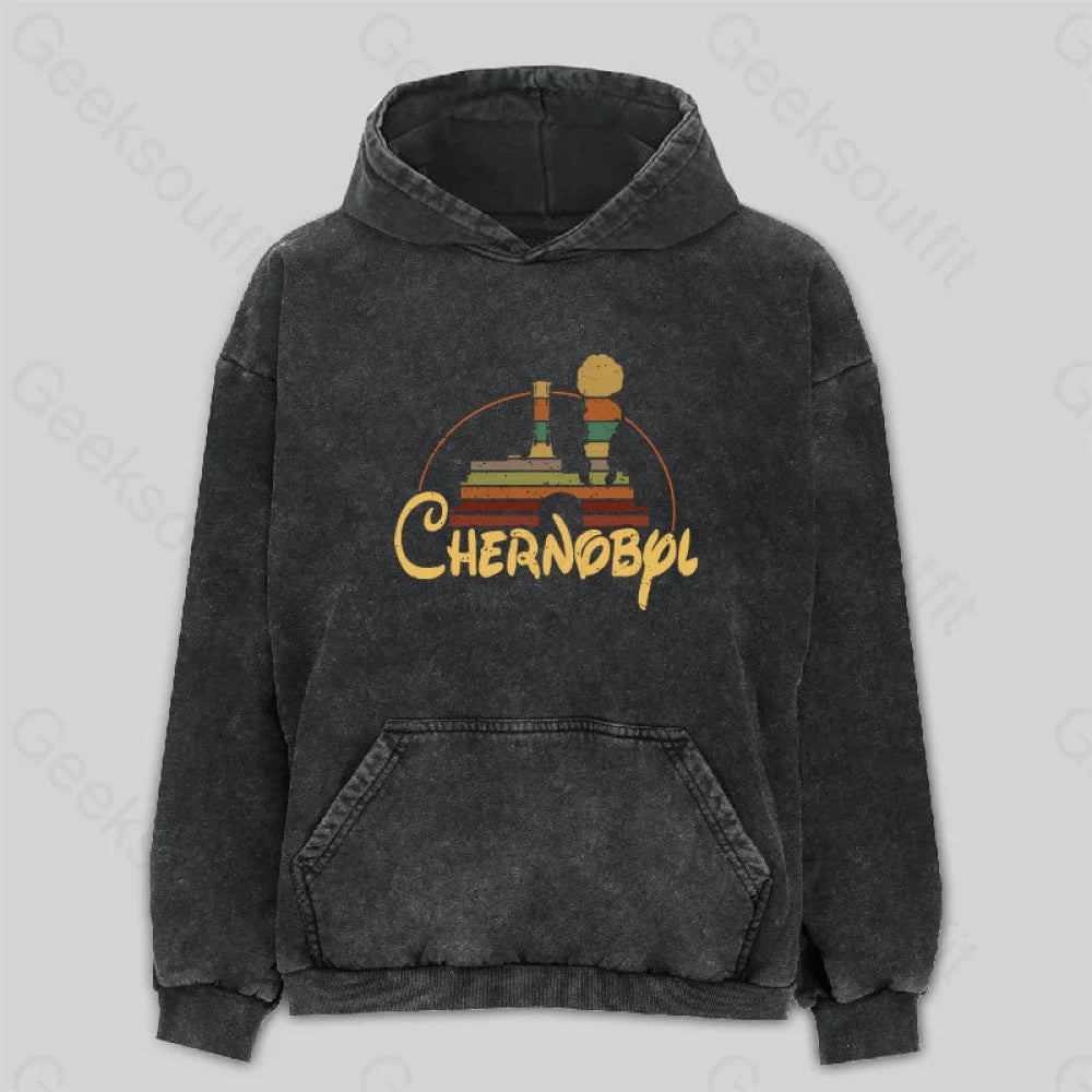 Chernobyl Fantasy Logo Classic Washed Hoodie