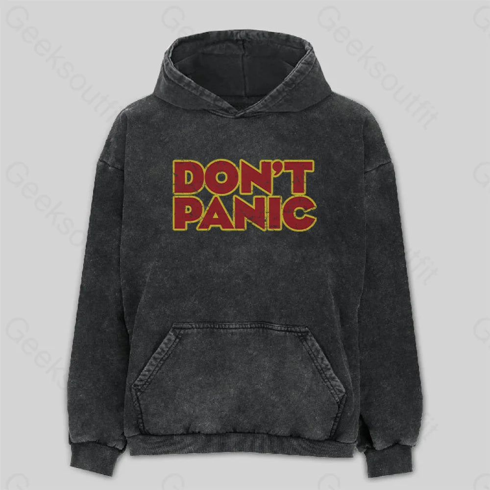 Don't Panic Washed Hoodie