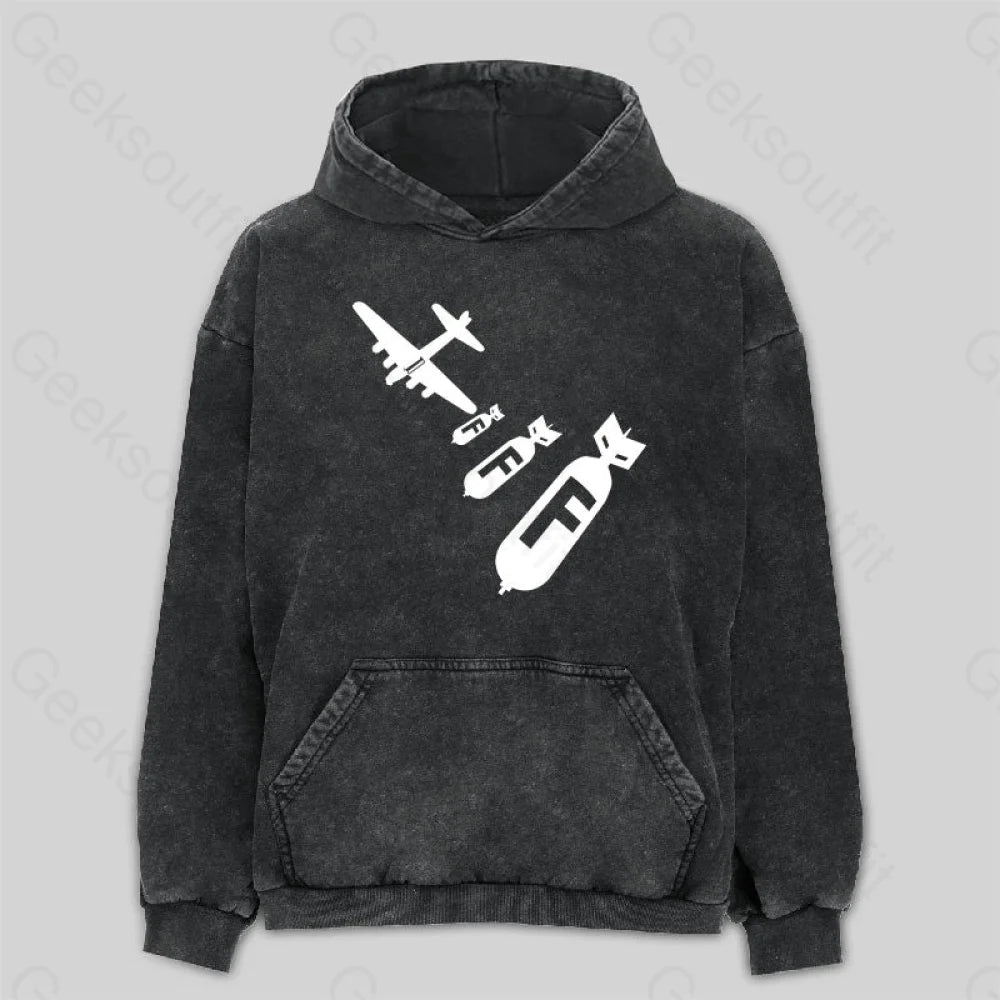 Funny - Dropping F Bombs Washed Hoodie