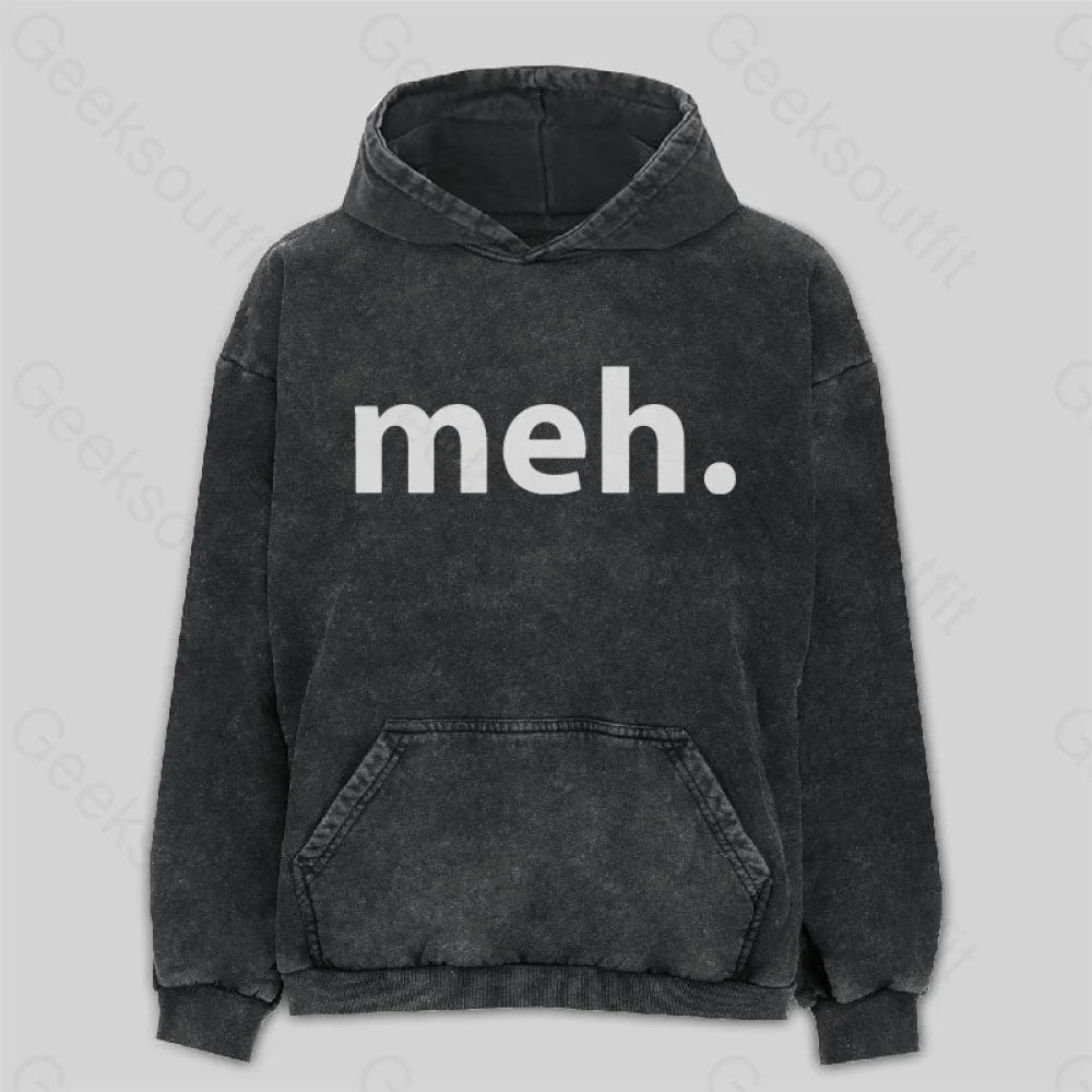 Meh Washed Hoodie