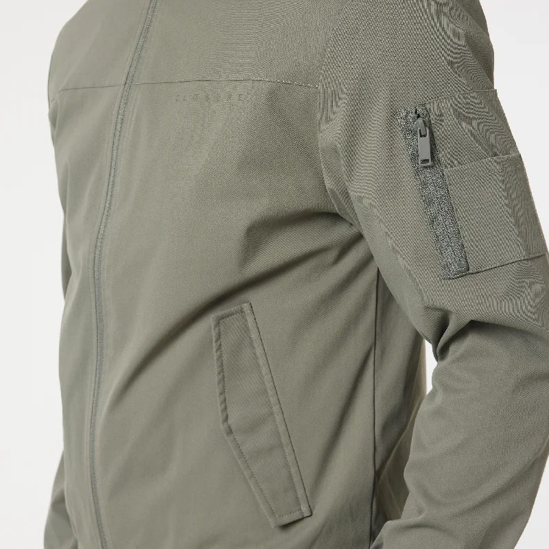 Premium Bomber Jacket | Washed Khaki