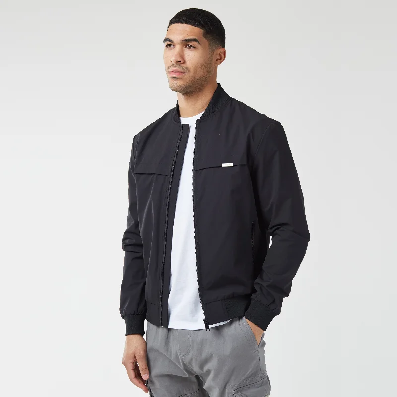 Ripstop Bomber Jacket | Black