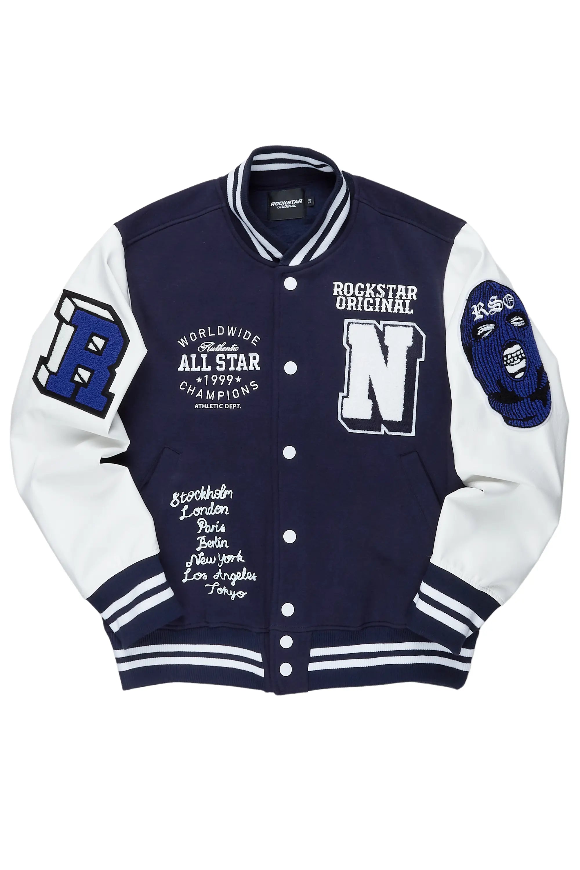 Ennis Navy Varsity Jacket