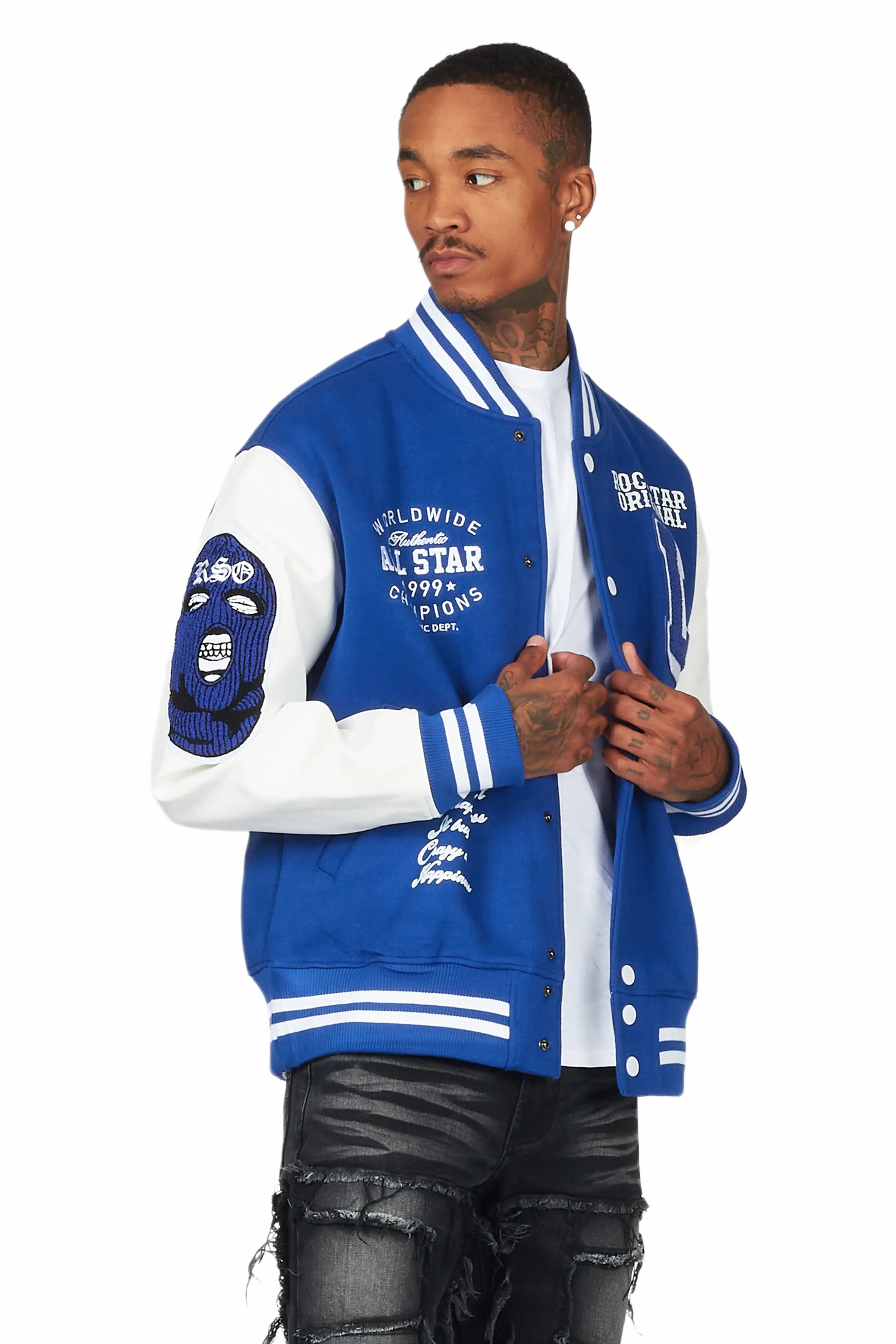 Castillo Royal Blue Varsity Jacket