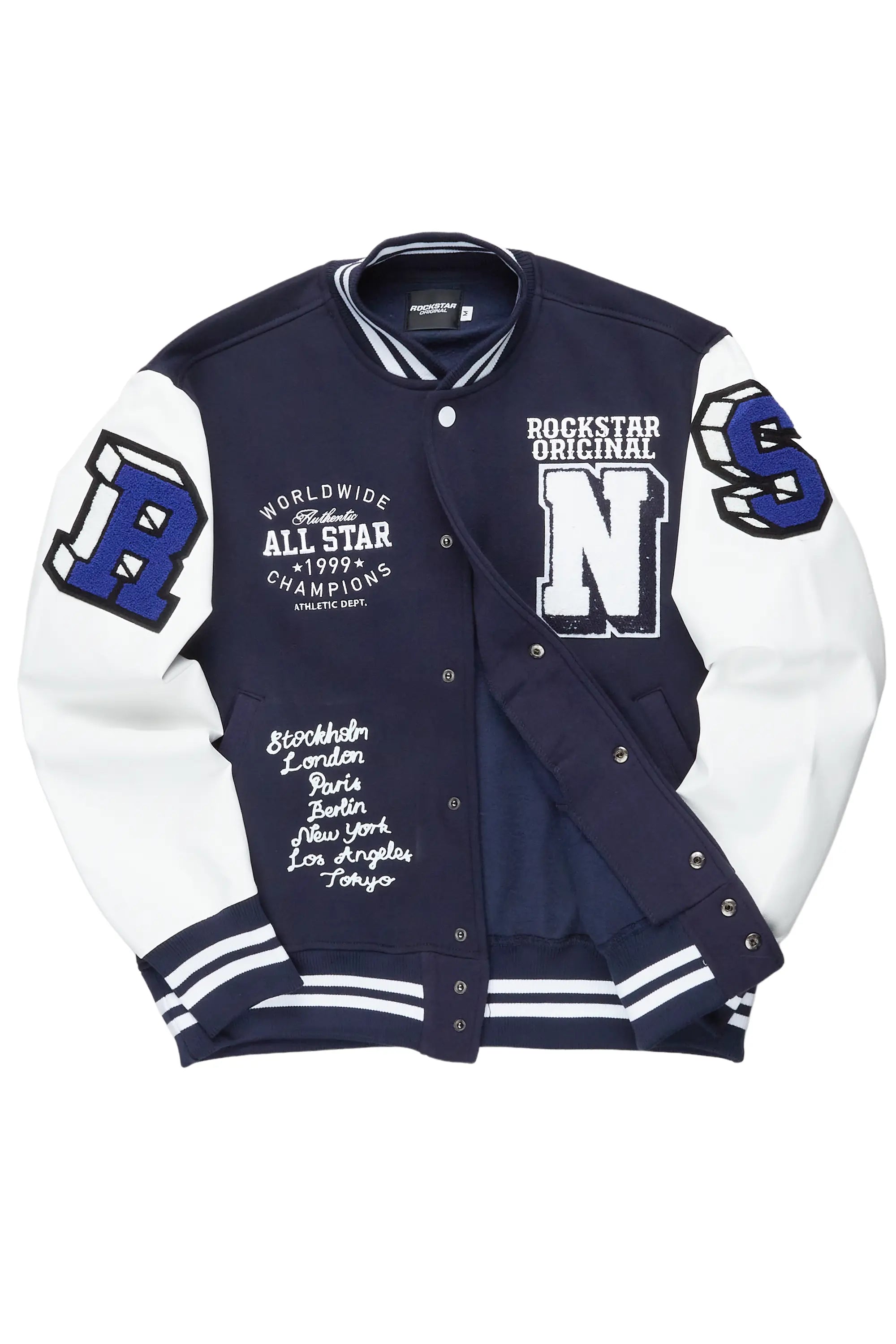 Palta Navy Varsity Jacket