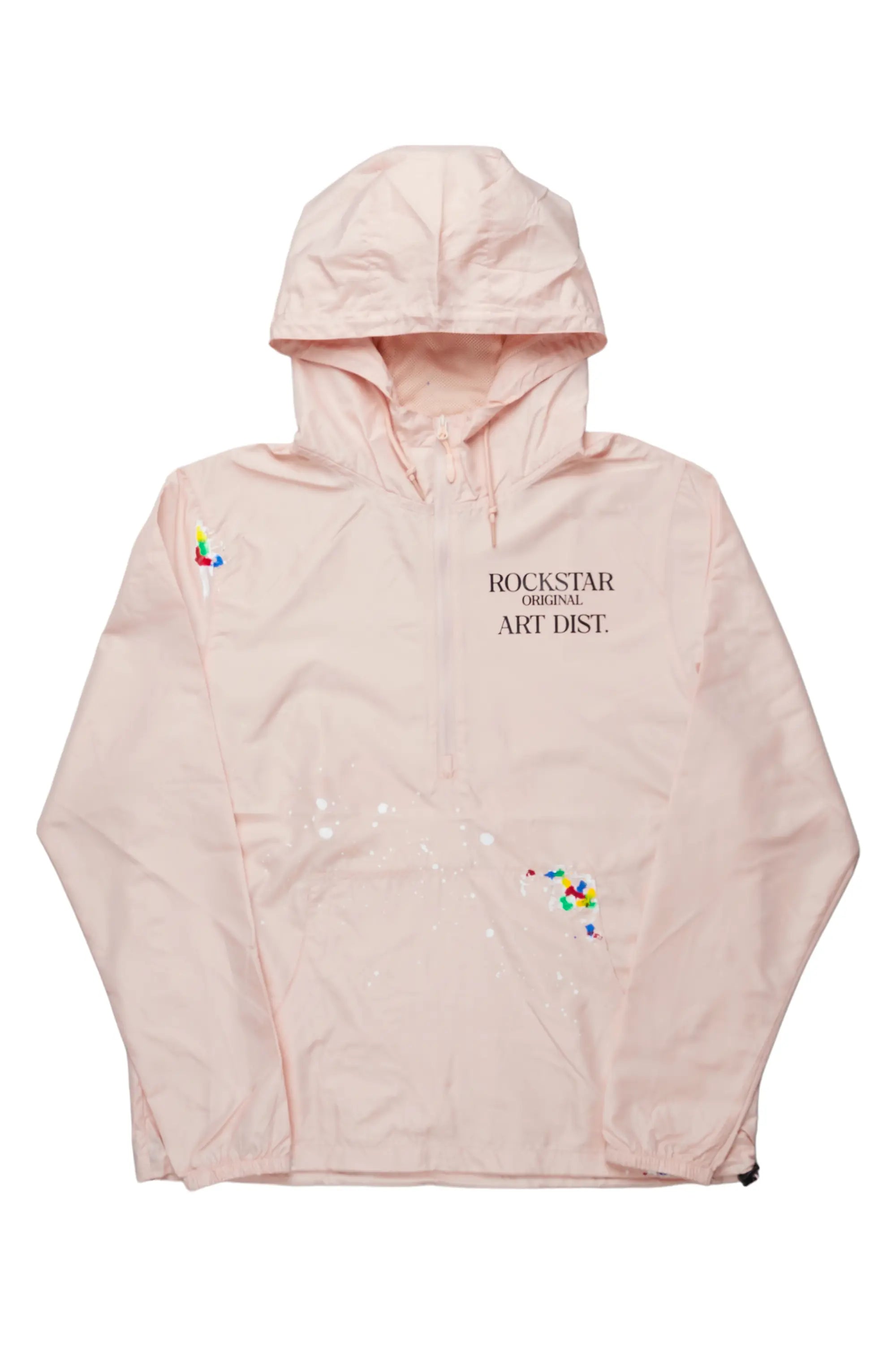 Garix Pink Graphic Windbreaker