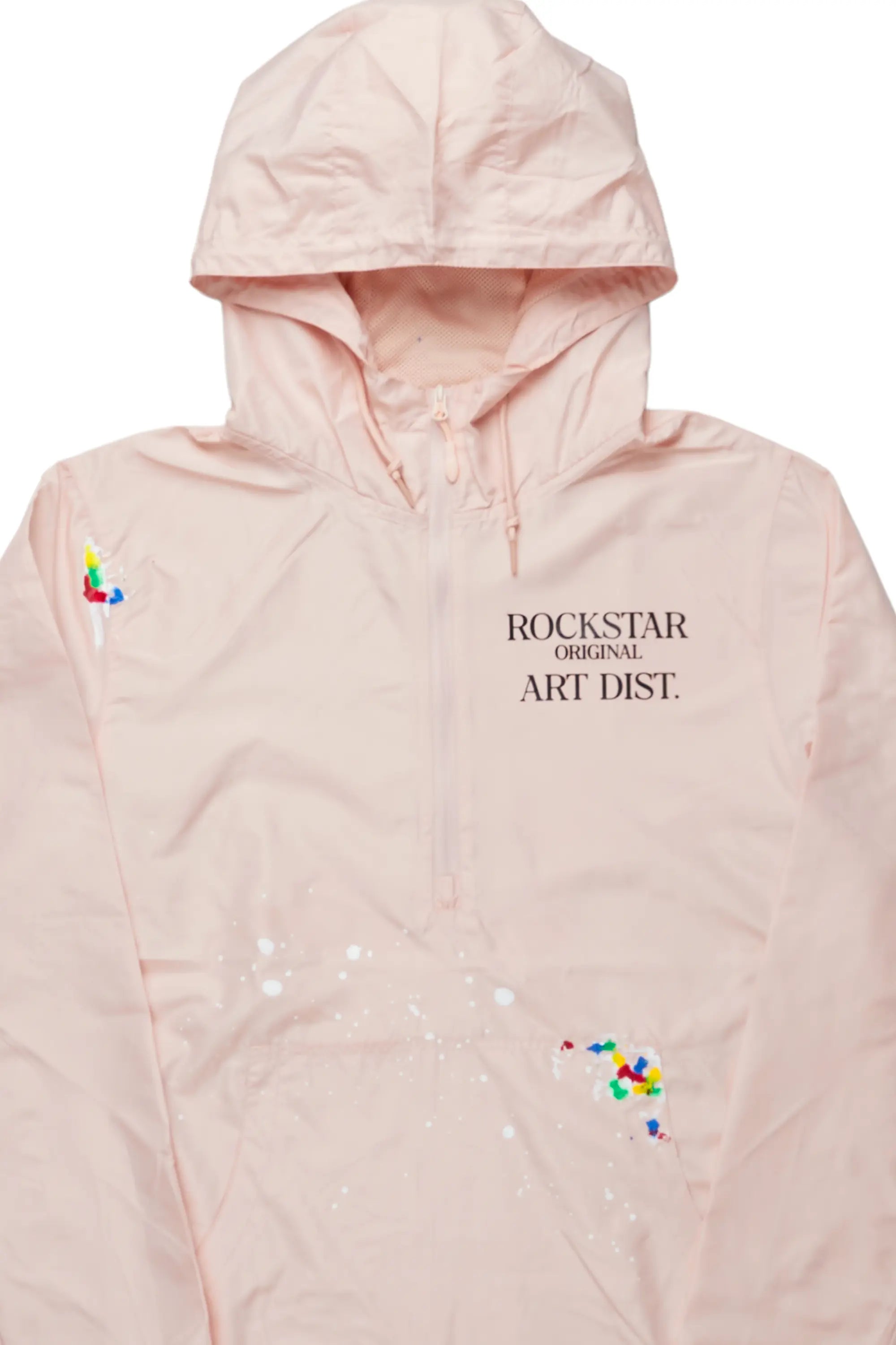 Garix Pink Graphic Windbreaker