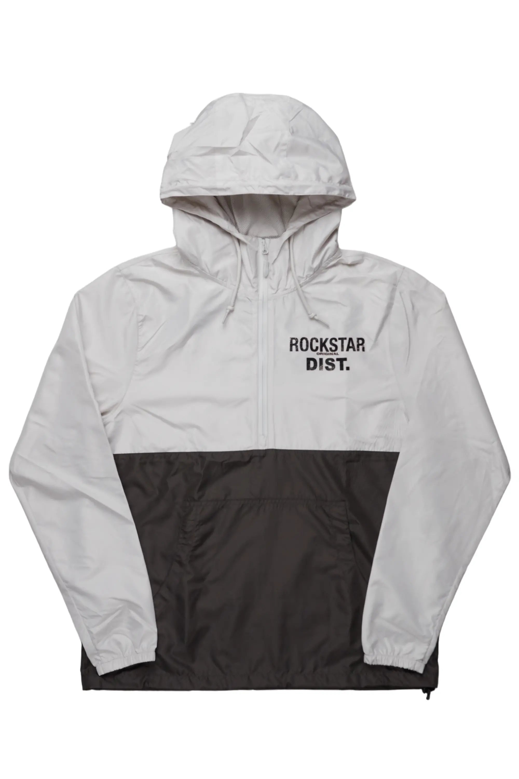 Lake Grey Graphic Windbreaker