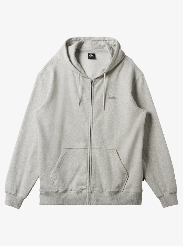 Salt Water Zip Hoodie - White Marble Heather