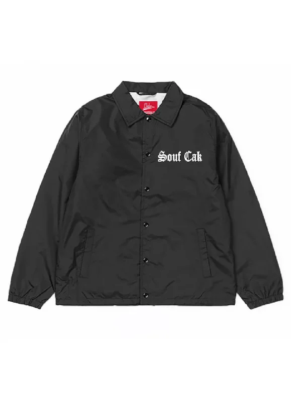 Souf Cak Coach Jacket - BLACK