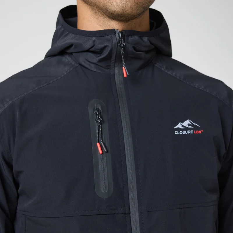 Tech Performance Jacket | Black/Red