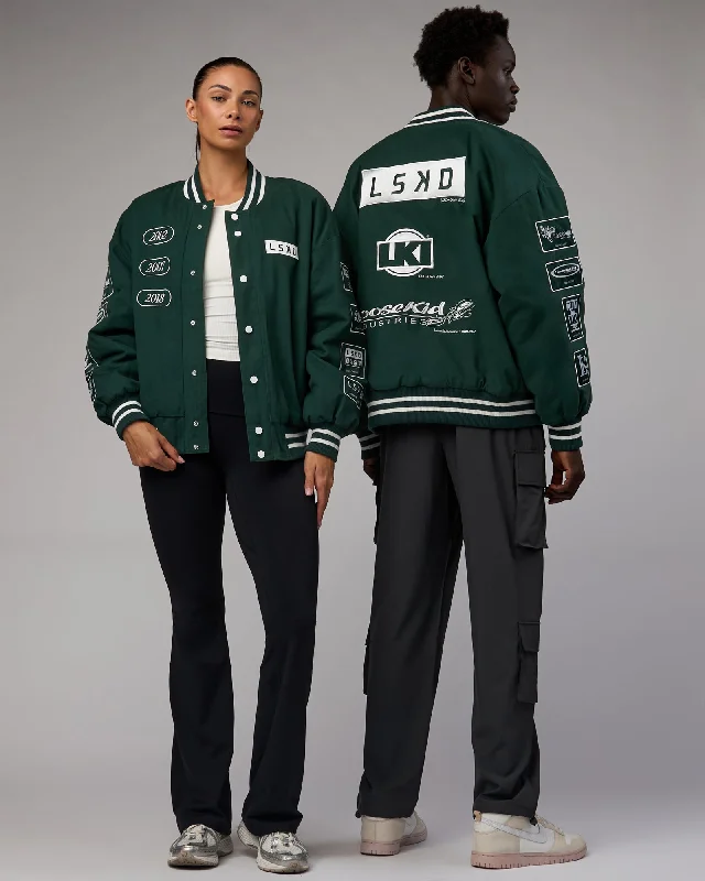 Unisex Timeline Jacket - Vital Green-White