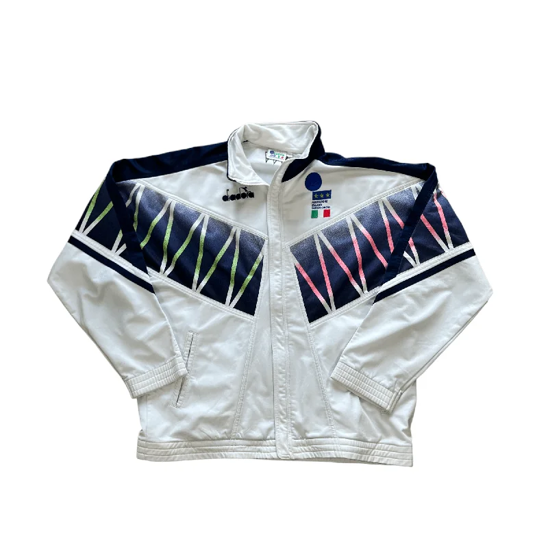 1994 White Diadora Italy Jacket - Large