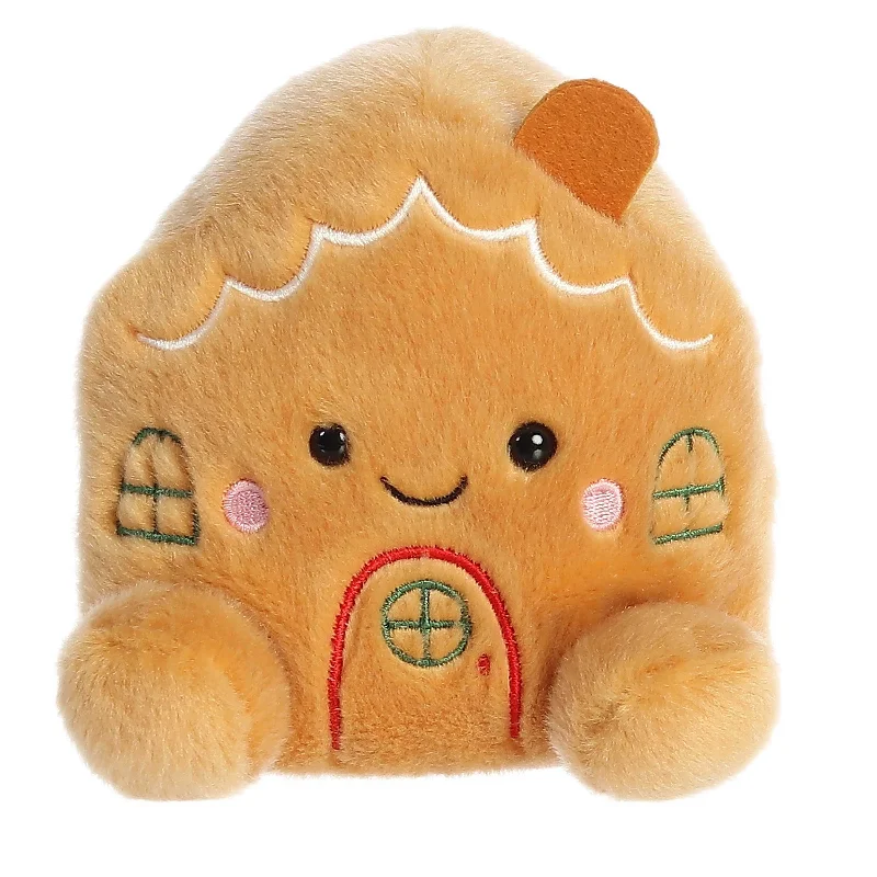 Cheerful and happy stuffed figuresDarlene Gingerbread House™