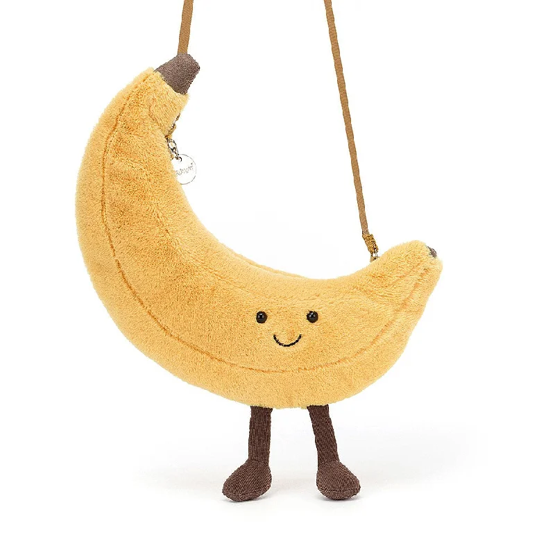 Cuddly and snuggly Jellycat snuggle partnersAmuseable Banana Bag