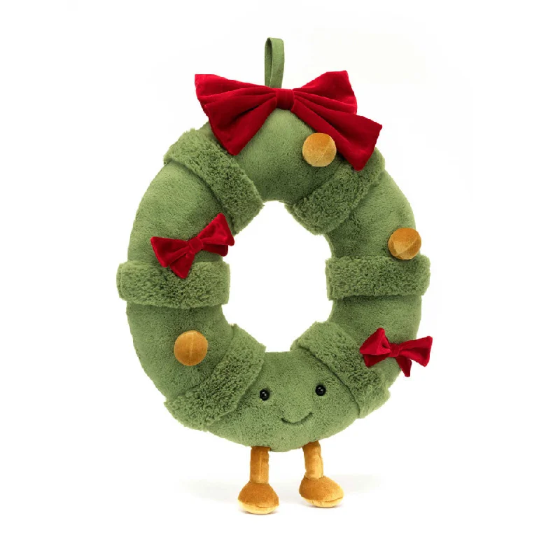 Playful and cheerful stuffed creaturesJellycat | Amuseable Decorated Christmas Wreath