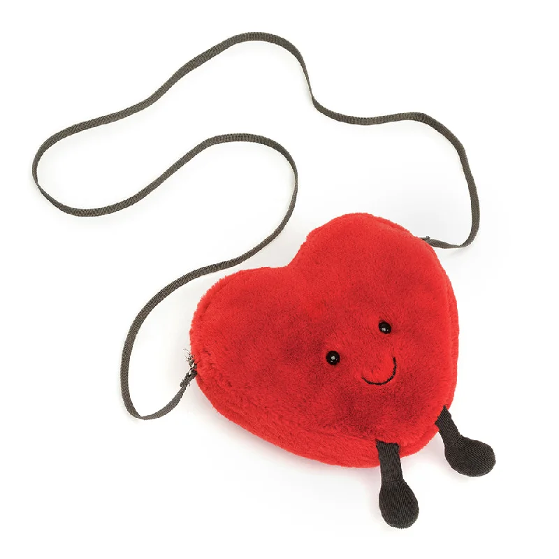 Fluffy and charming Jellycat itemsAmuseable Heart Bag