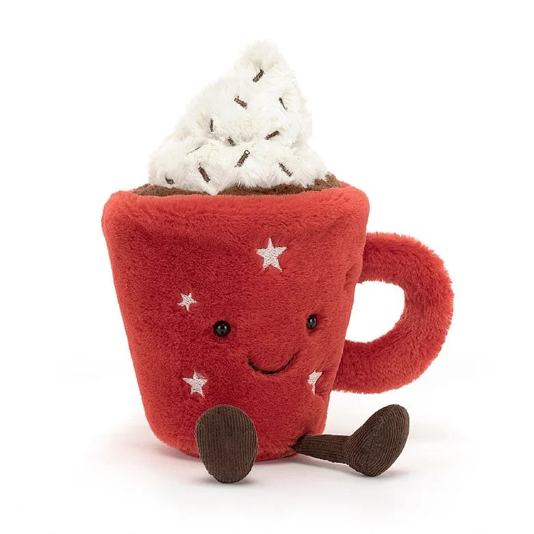 Adorable and gentle Jellycat friendsAmuseable Hot Chocolate