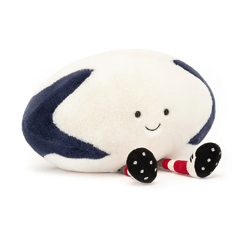 Plush and comforting Jellycat figuresAmuseable Sports Rugby Ball