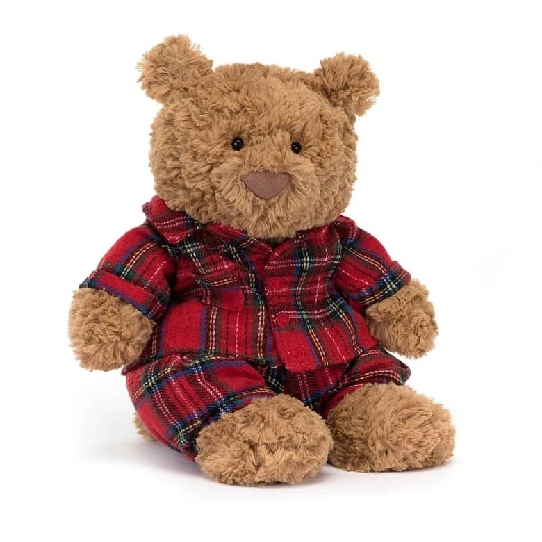 Cuddly and snuggly Jellycat snuggle partnersBartholomew Bear Bedtime