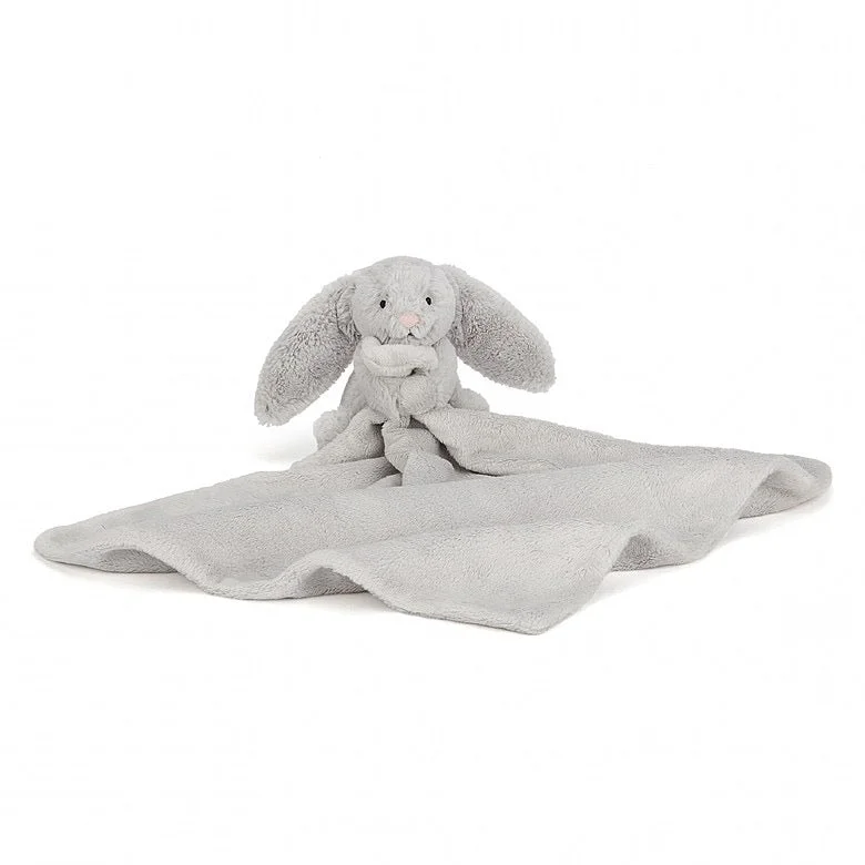 Soft and endearing Jellycat plushiesJellycat Bashful Grey Bunny Soother