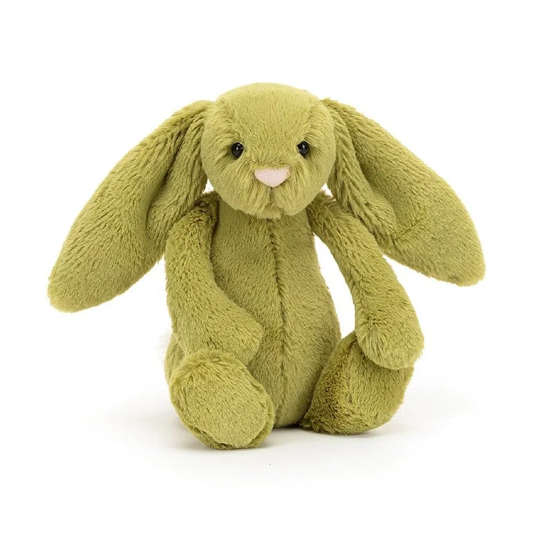 Cuddly and lovely Jellycat animalsBashful Moss Bunny