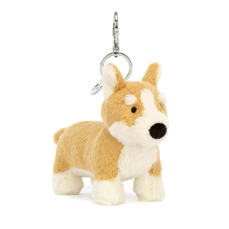 Huggable and charming Jellycat beloved by all ages.Betty Corgi Bag Charm