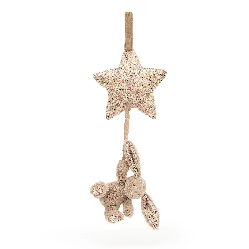 Cozy and gentle Jellycat attention to detailBlossom Bea Bunny Beige Musical Pull