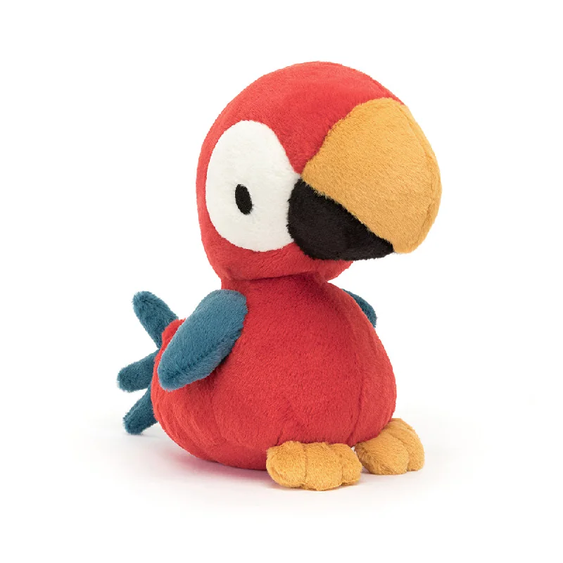 Adorable and gentle Jellycat friendsBodacious Beak Parrot