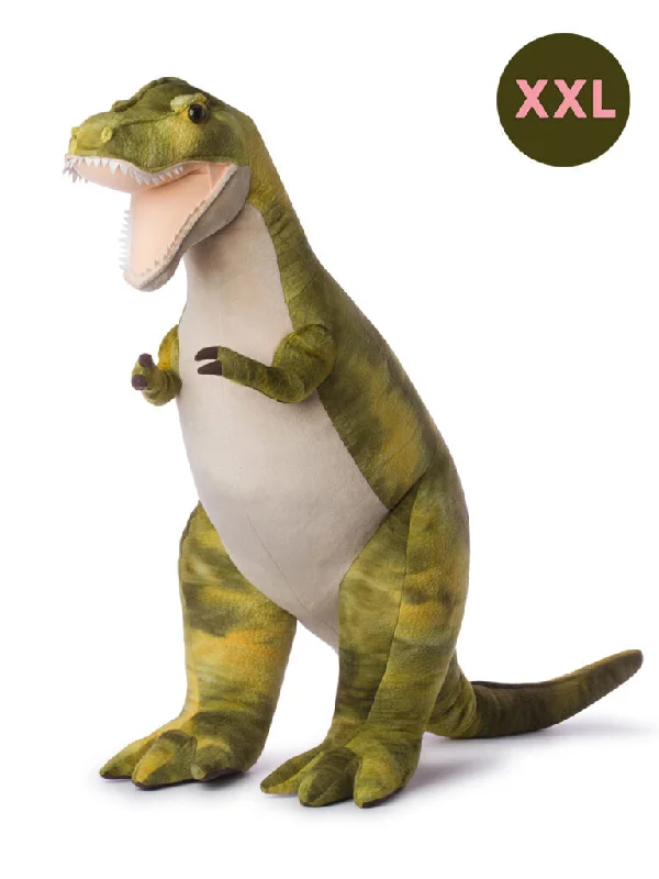 Soft and squishy plush crittersWWF T-Rex Green Teddy bear Available in 2 Sizes