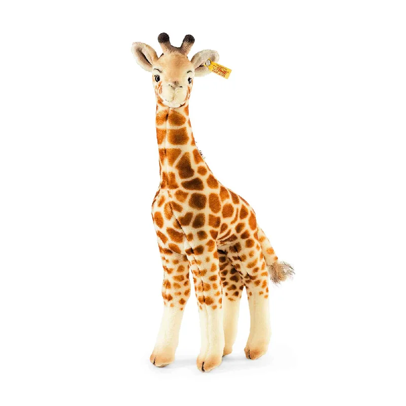 Soft and squishy plush crittersBendy Giraffe Stuffed Animal from Steiff