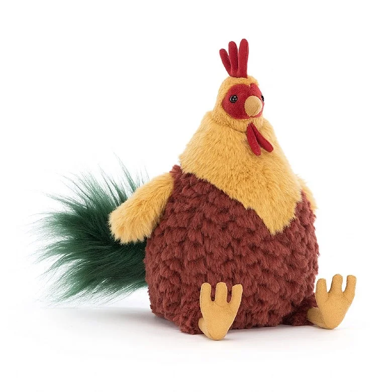 Soft and endearing Jellycat plushiesCluny Cockerel