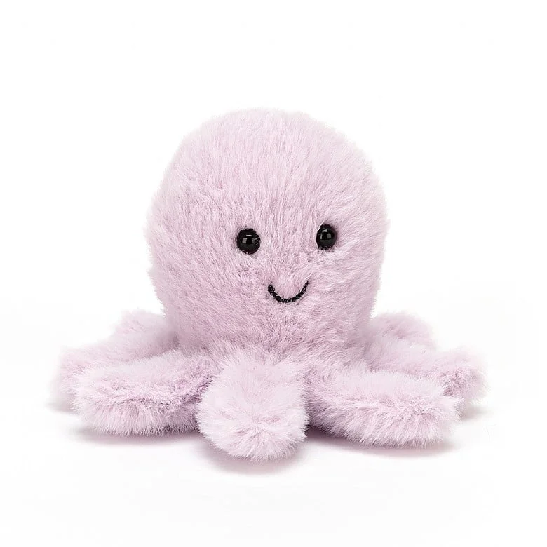 Adorable and plush Jellycat emotional support friendsFluffy Octopus