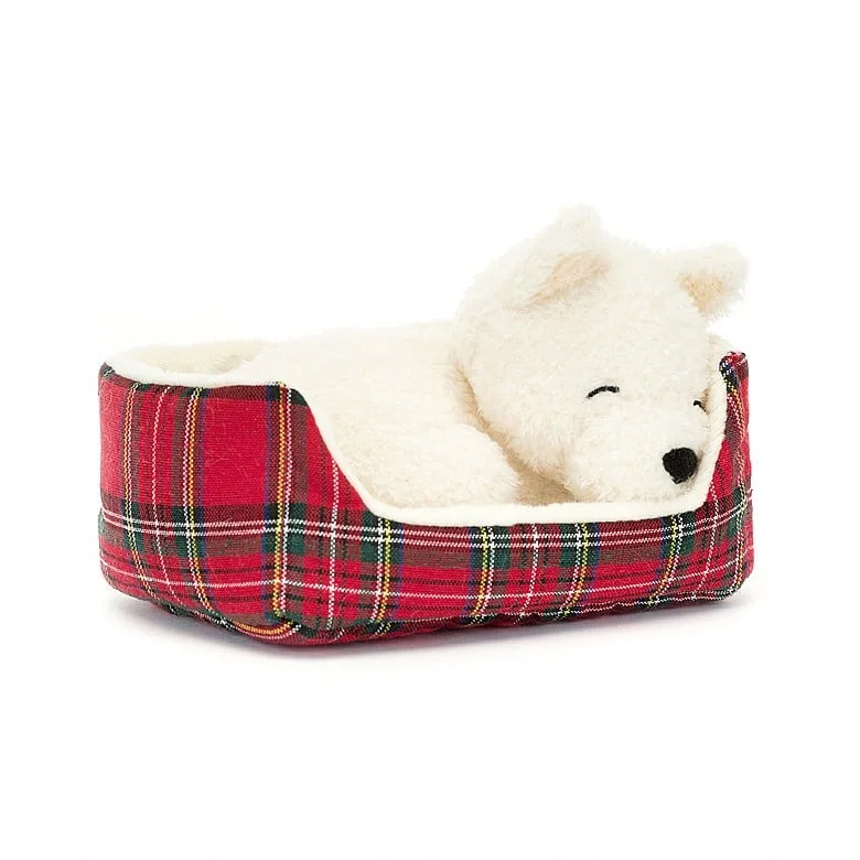 Cuddly and snuggly Jellycat snuggle partnersNapping Nipper Westie max 1 per customer