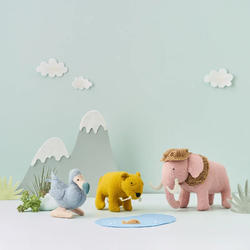 Soft and cuddly stuffed animalsHoldie Folk Extinct Animals