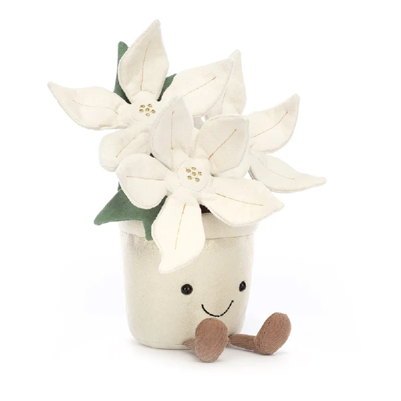 Huggable and charming Jellycat beloved by all ages.Jellycat Amuseable Gold Poinsettia