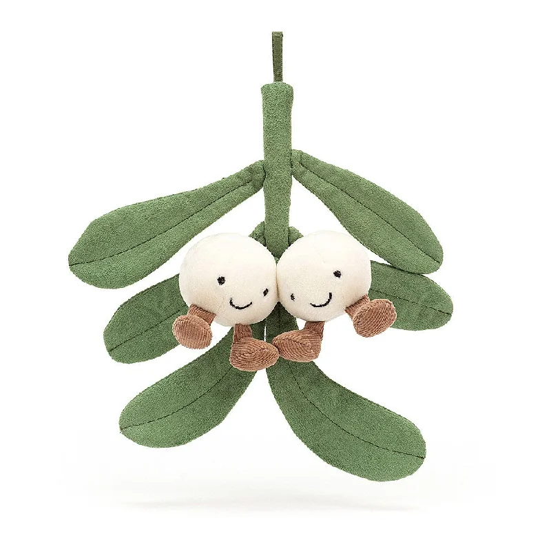 Adorable and plush Jellycat emotional support friendsJellycat Amuseable Mistletoe