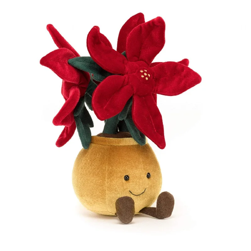 Cuddly and delightful Jellycat naptime buddiesJellycat Amuseable Poinsettia