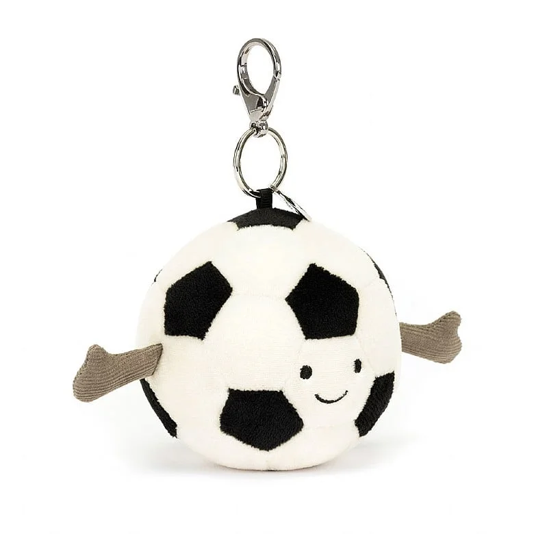Soft and squishy plush crittersJellycat | Amuseables Sports Soccer Bag Charm