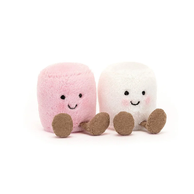 Huggable and sweet Jellycat all-around favoritesJellycat Amusseable Pink & White Marshmallows