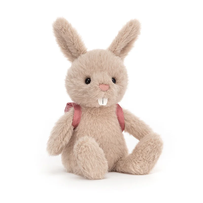 Colorful and vibrant plush creationsJellyCat Backpack Bunny - H22cm