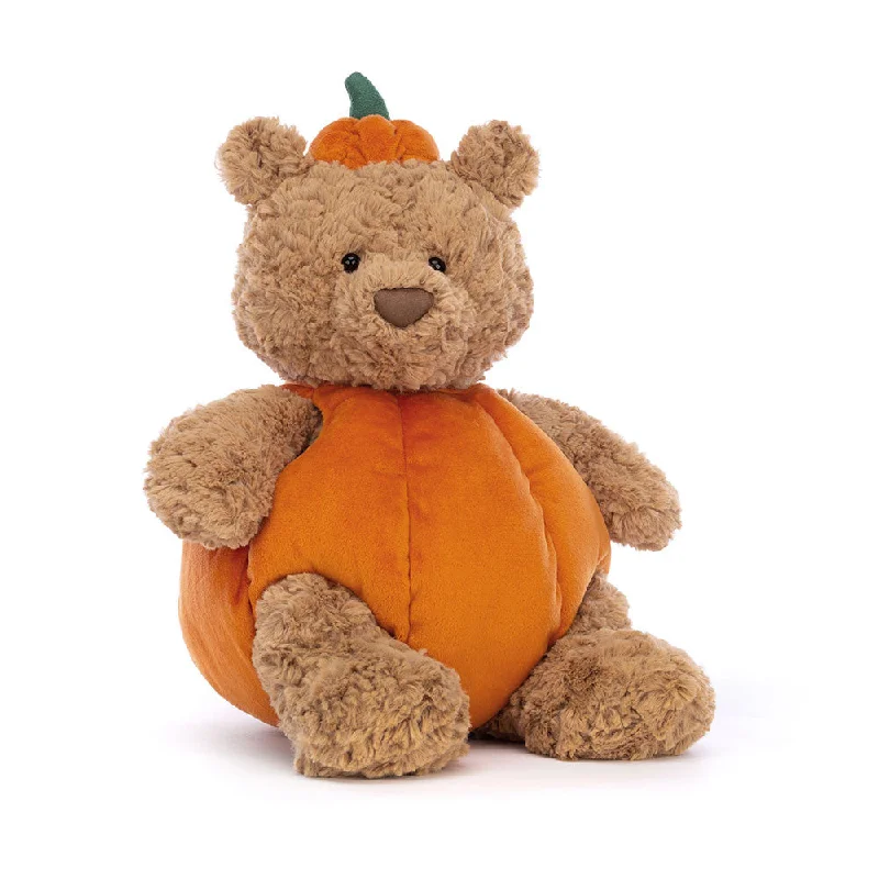 Adorable and snuggly Jellycat toysJellycat Bartholomew Pumpkin Bear