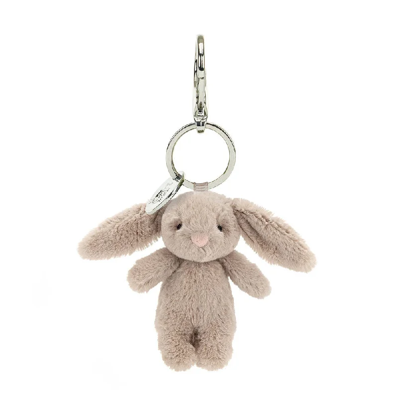 Fluffy and charming Jellycat itemsJellycat Bashful Beige Bunny Bag Charm