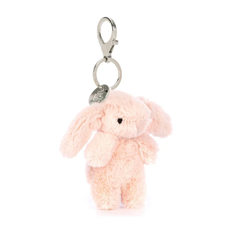 Huggable and comforting Jellycat creationsJellycat Bashful Blush Bunny Bag Charm