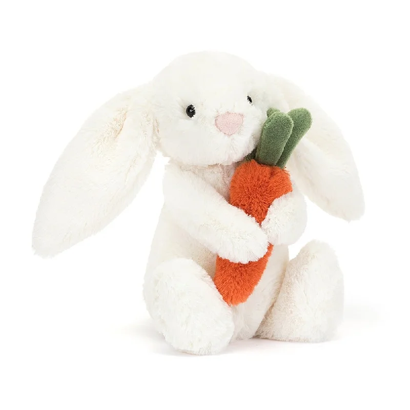 Huggable and comforting Jellycat creationsJellycat Bashful Bunny With Carrot - Small