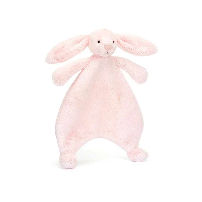 Cheerful and happy stuffed figuresJellycat Bashful Pink Bunny Comforter