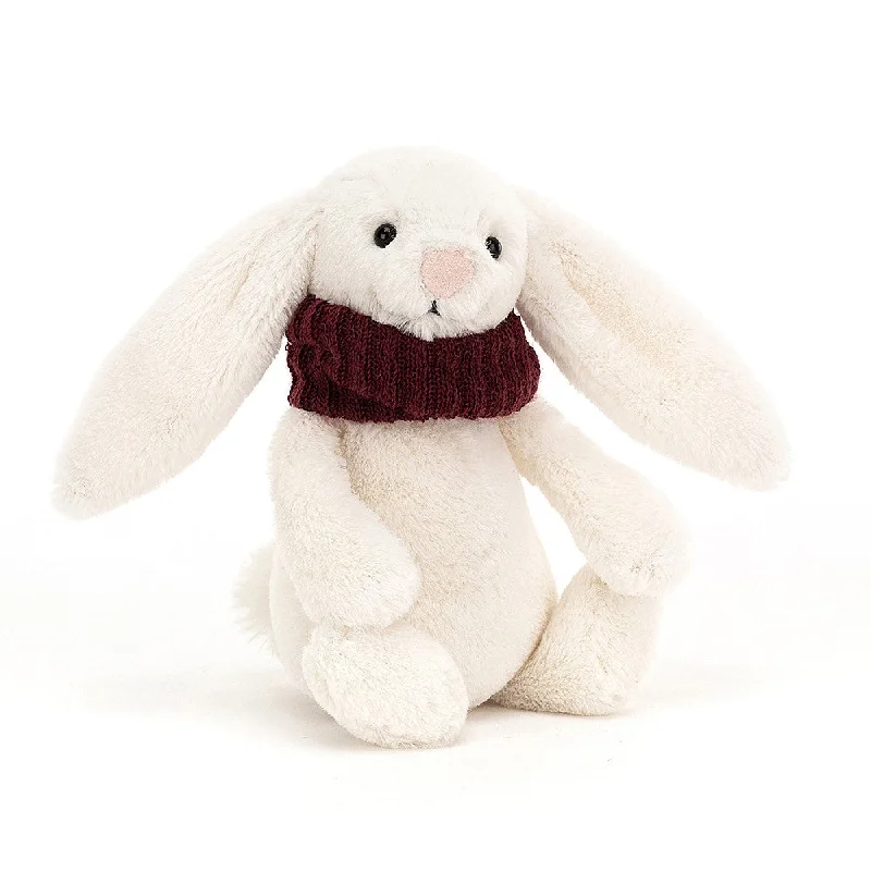 Soft and cuddly stuffed animalsJellyCat Bashful Snug Bunny Berry - Height 15cm
