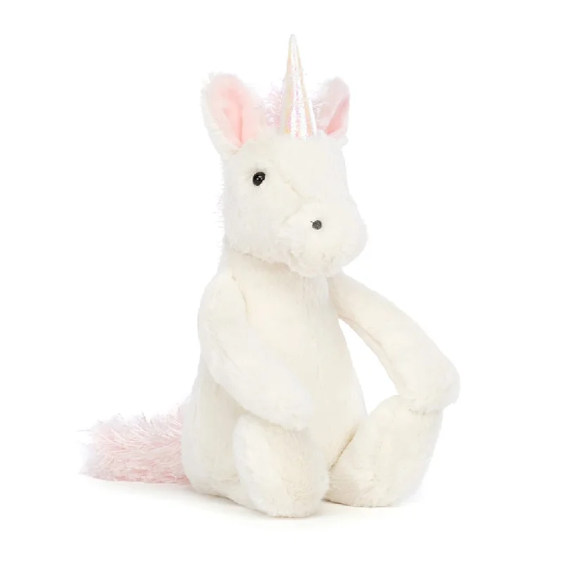Friendly and approachable plush friendsJellycat Bashful Unicorn Plushie