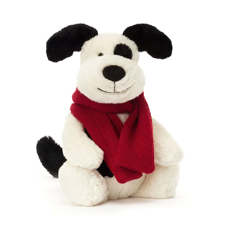 Colorful and vibrant plush creationsJellycat Bashful Winter Puppy