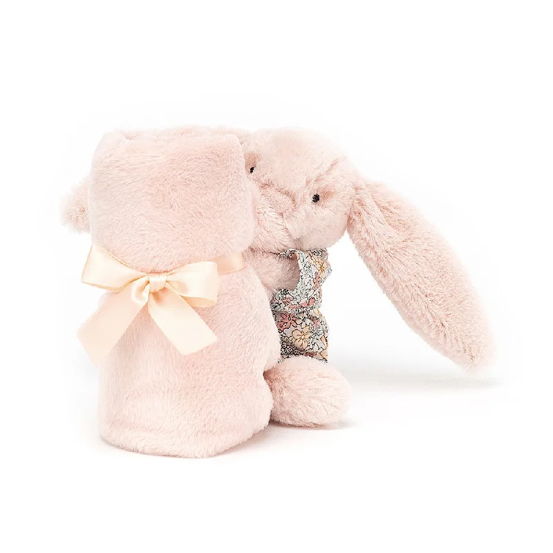 Cheerful and happy stuffed figuresJellyCat Bedtime Blossom Blush Bunny Soother